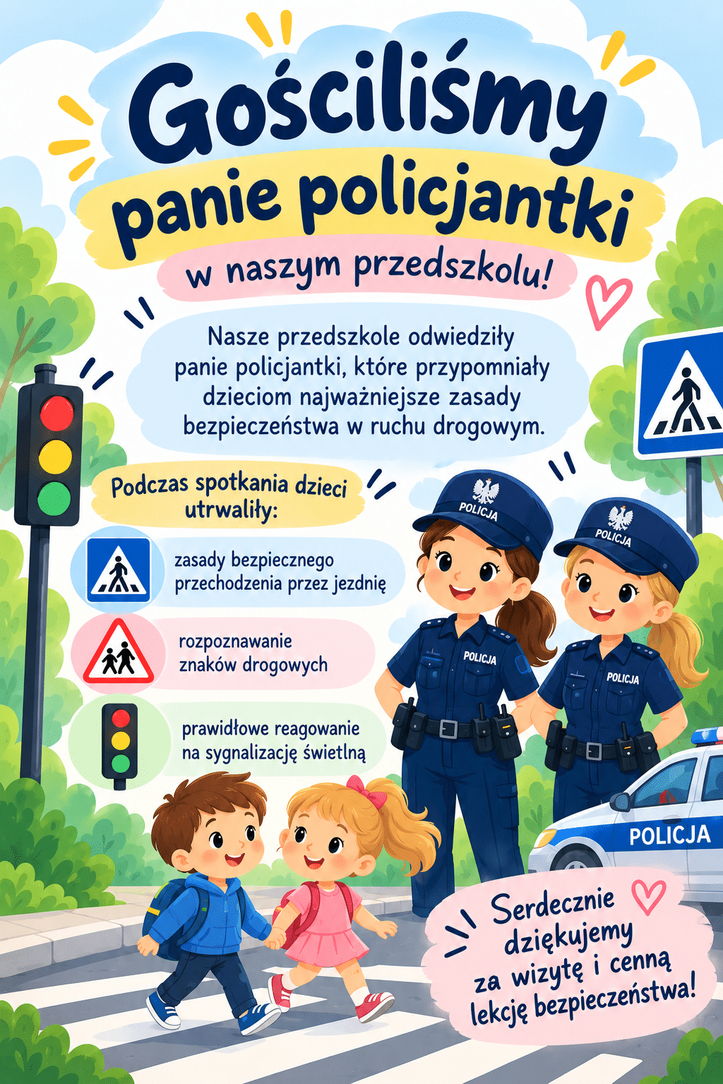 👮‍♂️🚦 Bezpieczeństwo przede wszystkim! 🚸